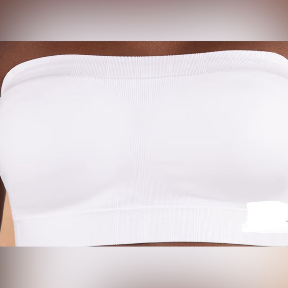 True kind White Bandeau Bra NWT size 4XL